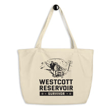 Load image into Gallery viewer, Westcott Reservoir Survivor Large Organic Tote Bag