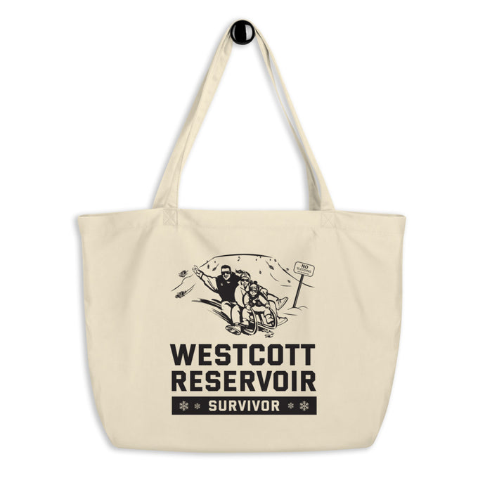 Westcott Reservoir Survivor Large Organic Tote Bag
