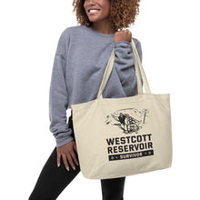 Load image into Gallery viewer, Westcott Reservoir Survivor Large Organic Tote Bag