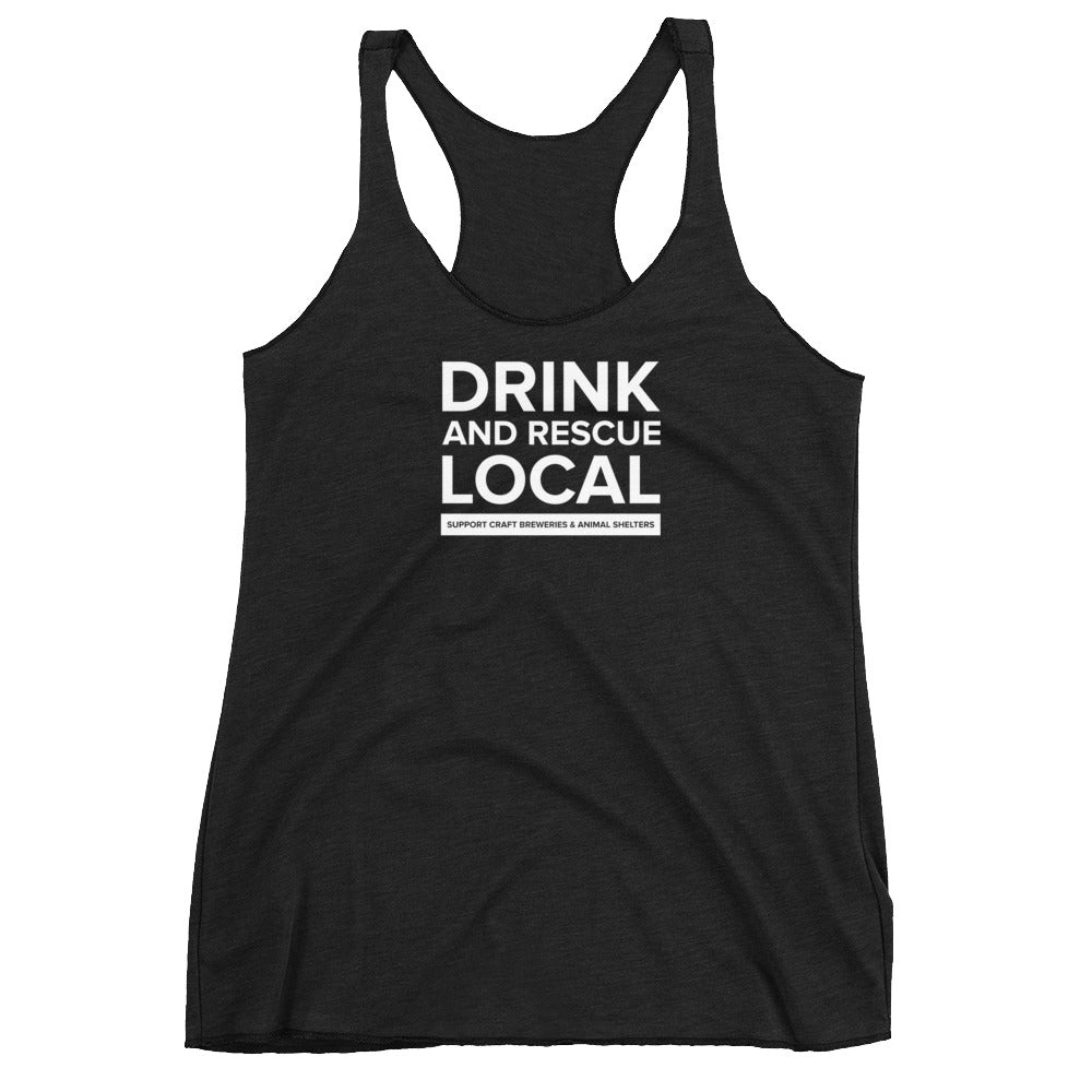 Drink and Rescue Local Women's Racerback Tank